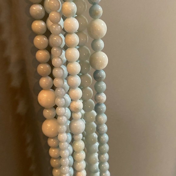 Tory Burch long faux jade necklace - Picture 3 of 5